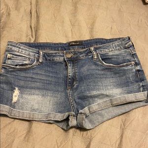 Denim shorts